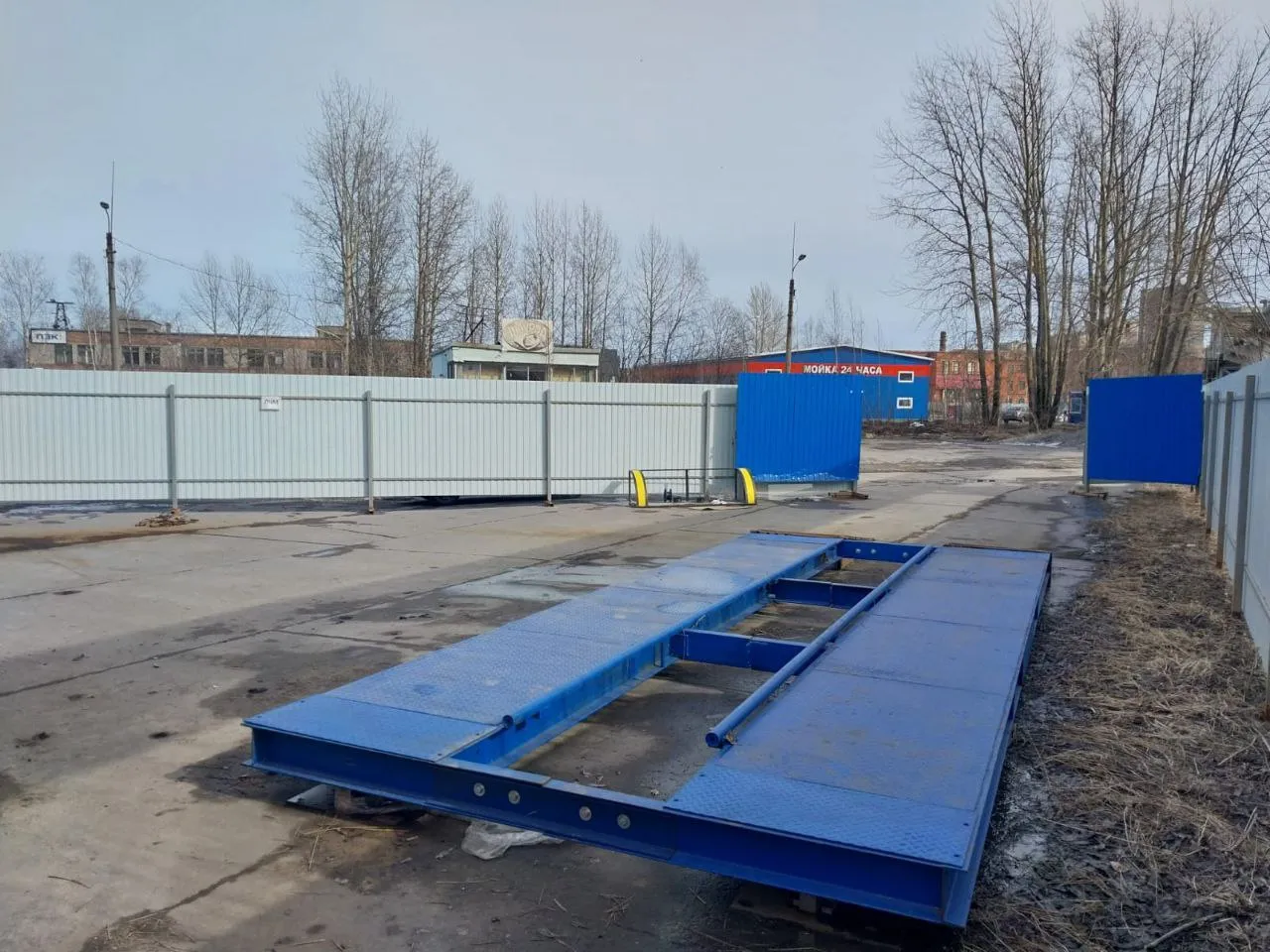 Автовесы в пункте приёма лома по адресу шоссе Ягринское 2а