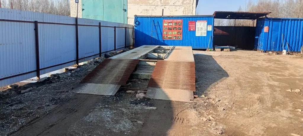 Автовесы в пункте приёма лома по адресу деревня Конюхово 7